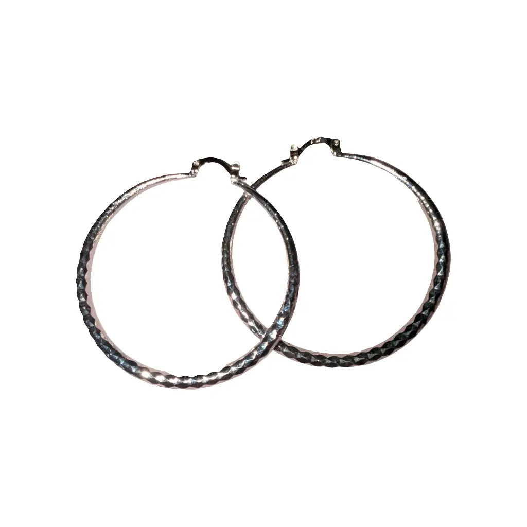 Sterling Silver Hoop Earrings Beautiful Girl Boutique