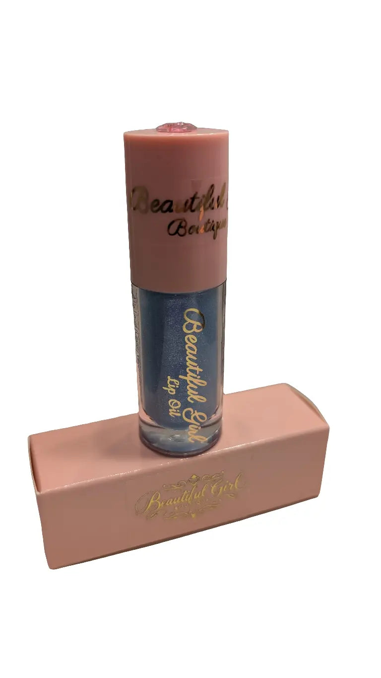 Blue Skies High Shine Nourishing Lip Oil - Ocean Blue Gloss Beautiful Girl Boutique