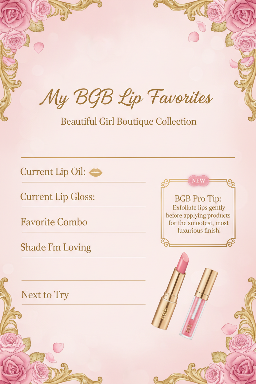 BGB Lip Favorites - New Tip