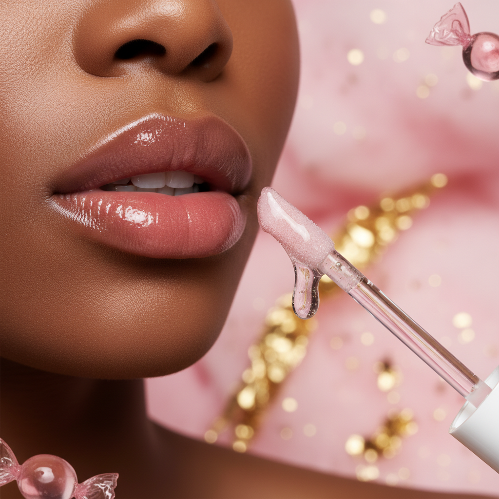 Jolli Gloss Applicator Near Lips