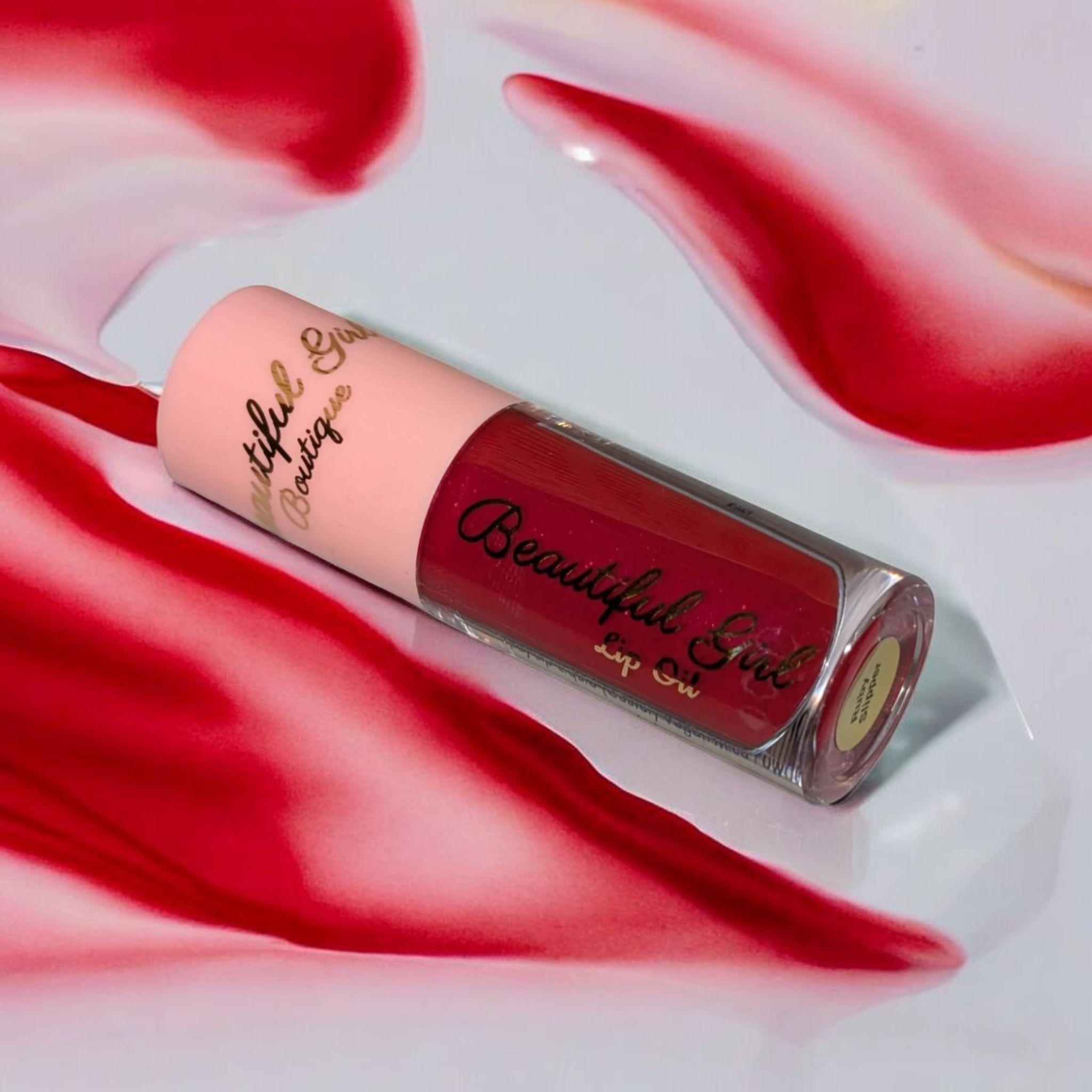 Ruby Slipper High Shine Moisturizing Lip Oil - Luxurious Red Gloss Finish Beautiful Girl Boutique