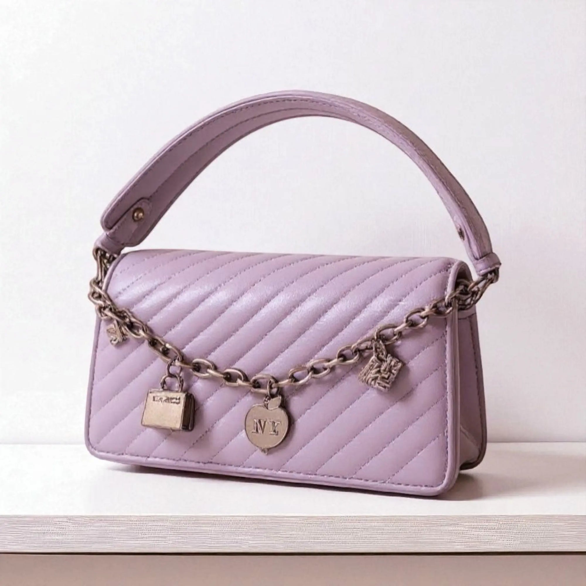 Steve Madden BGLOSSI Lilac Shoulder Bag Beautiful Girl Boutique