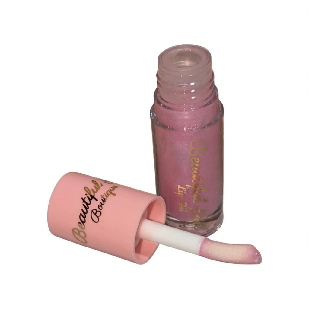 Pink Berries High Shine Lip Oil - Sweet Clear Coat Gloss Beautiful Girl Boutique