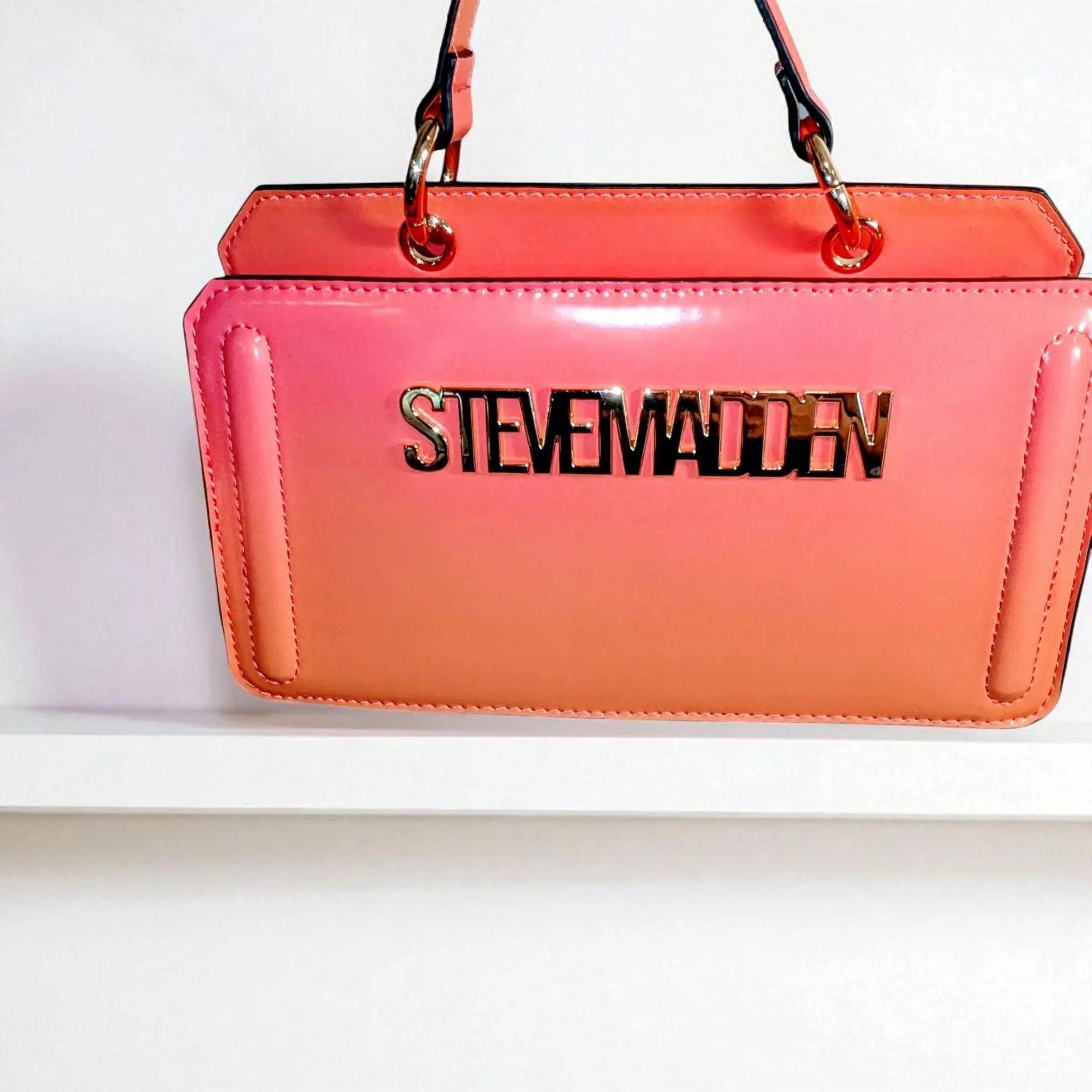 Steve Madden Bevio Orange Ombre Satchel & Crossbody Bag - 3-in-1 Versatility Beautiful Girl Boutique