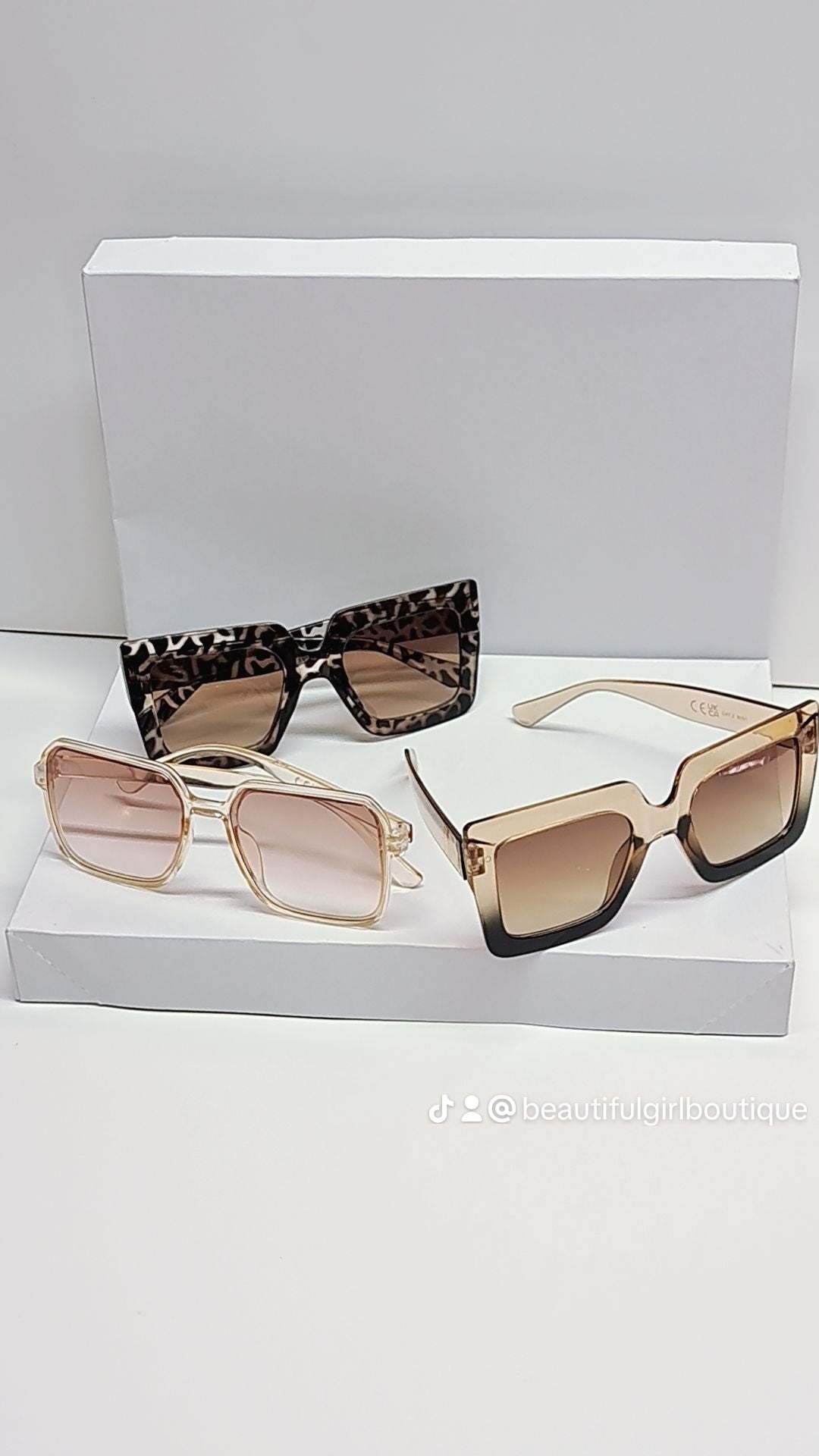 Fashion Sunglasses Trio Beautiful Girl Boutique