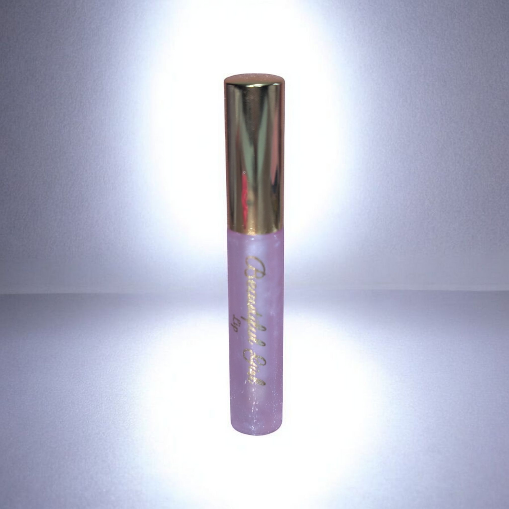 High Shine Irredescent Clear Lip Oil Crystal Ball Beautiful Girl Boutique