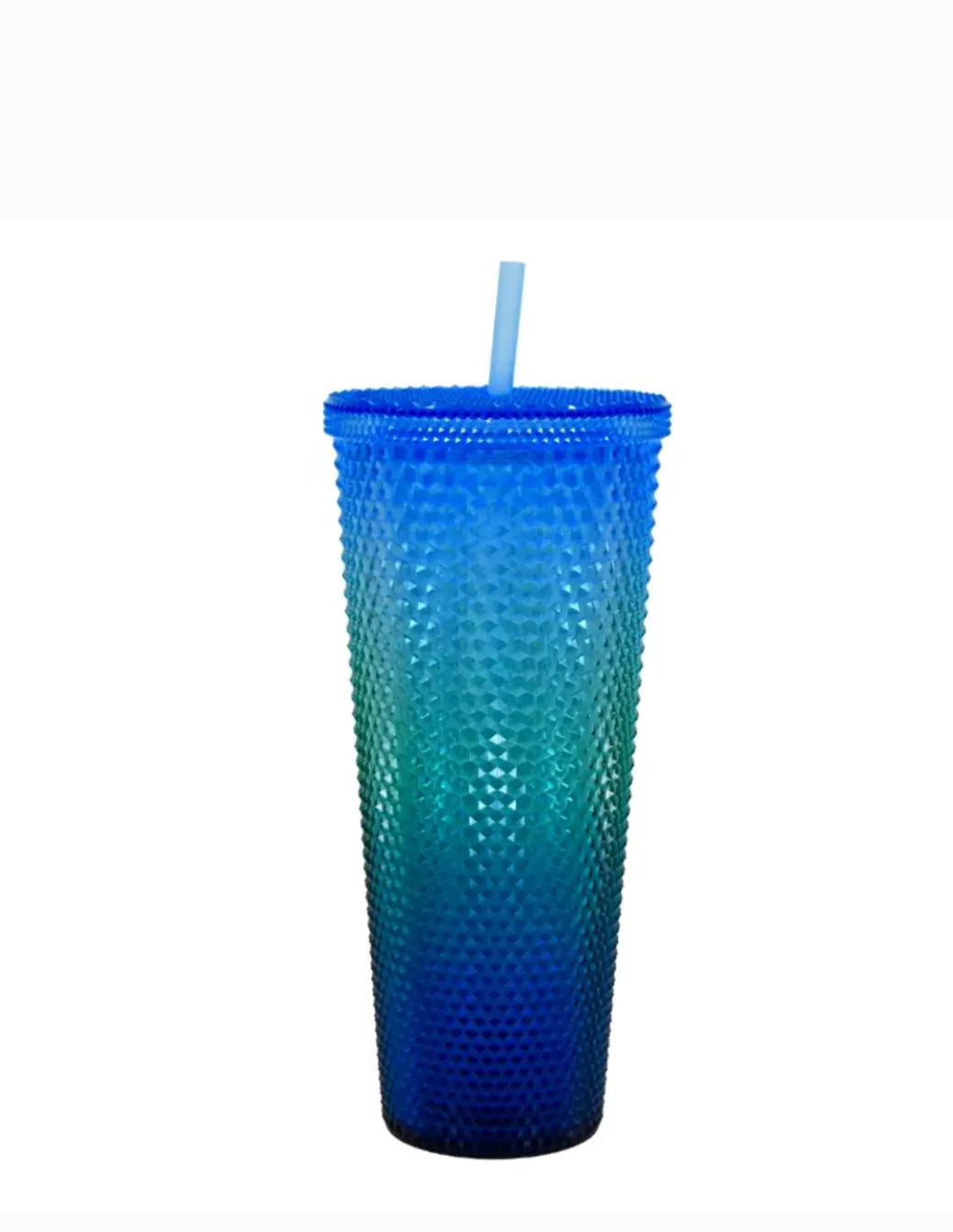 Studded Tumbler with Straw Beautiful Girl Boutique