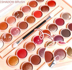 Anna Rose Pink and Red Eyeshadow Palette with 34 Shades Beautiful Girl Boutique
