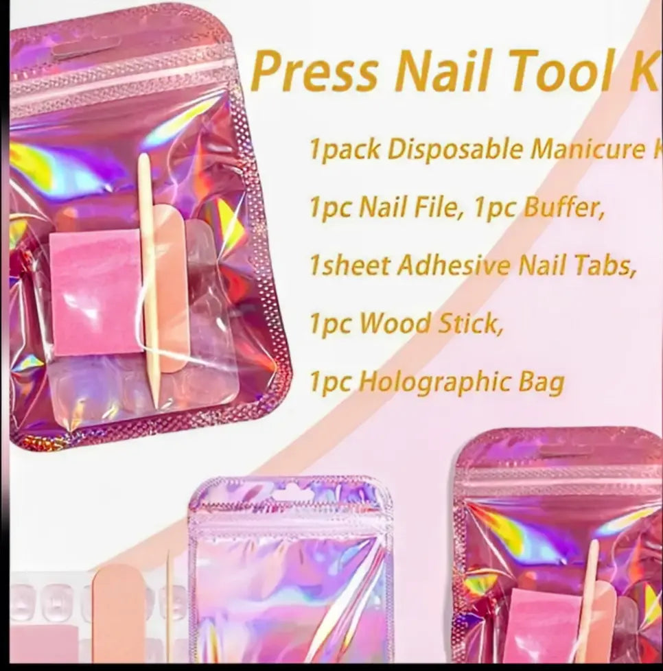 I Love You Nails & 3pr Vegan Leather Earrings Gift Box Beautiful Girl Boutique