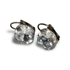 14k Gold-Plated Stud Crystal Earrings Beautiful Girl Boutique