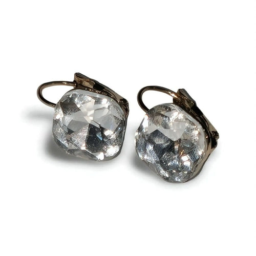 14k Gold-Plated Stud Crystal Earrings Beautiful Girl Boutique