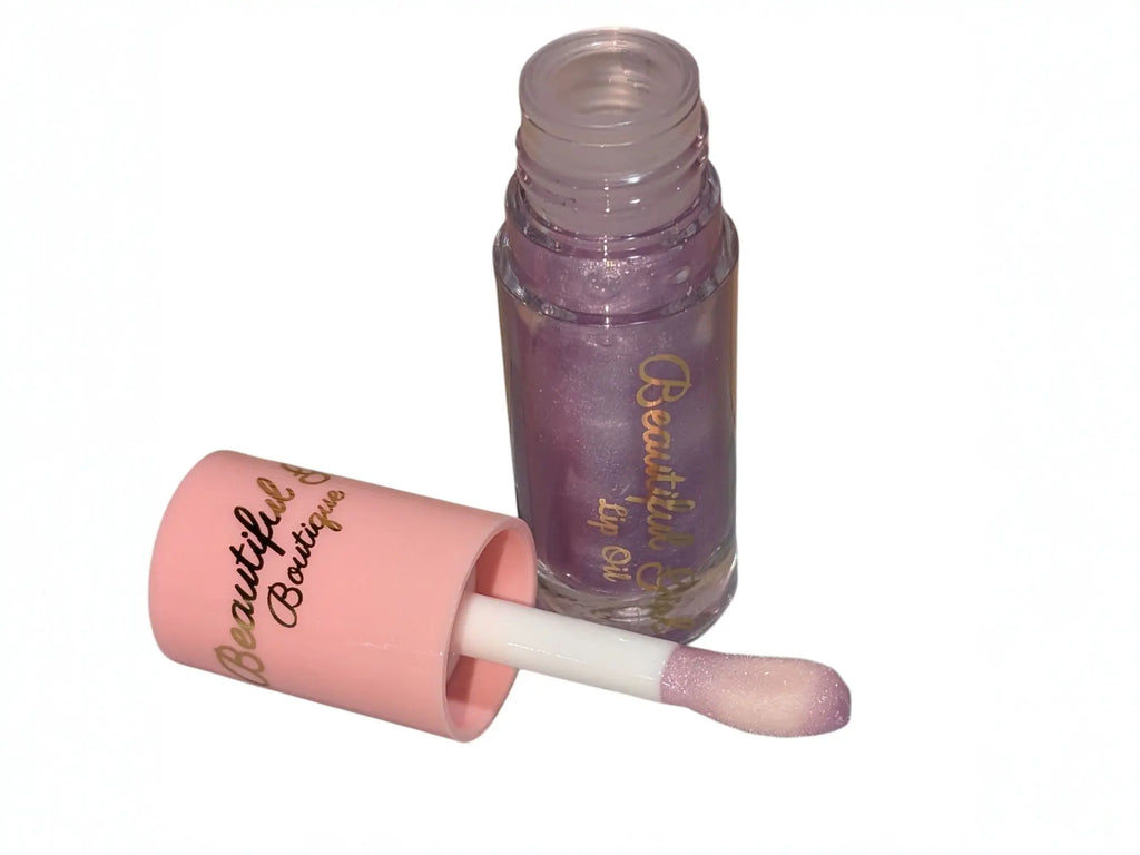 Purple Haze High Shine Lip Oil - Dreamy Clear Coat Gloss Beautiful Girl Boutique