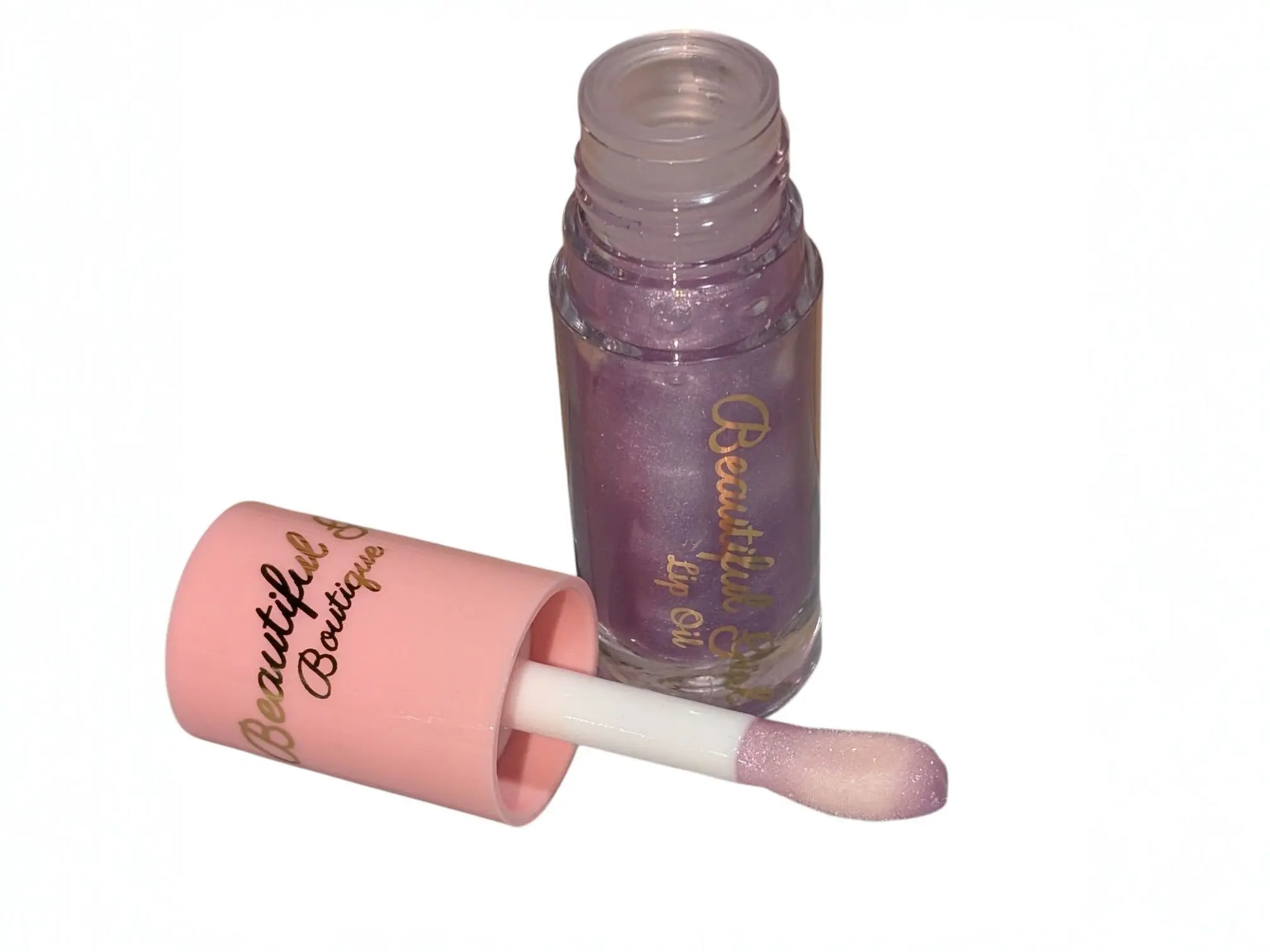 Purple Haze High Shine Lip Oil - Dreamy Clear Coat Gloss Beautiful Girl Boutique
