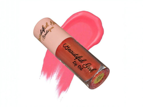 24k Magic Lip Oil Color Swatch - pH Reactive Pink to Red Transformation