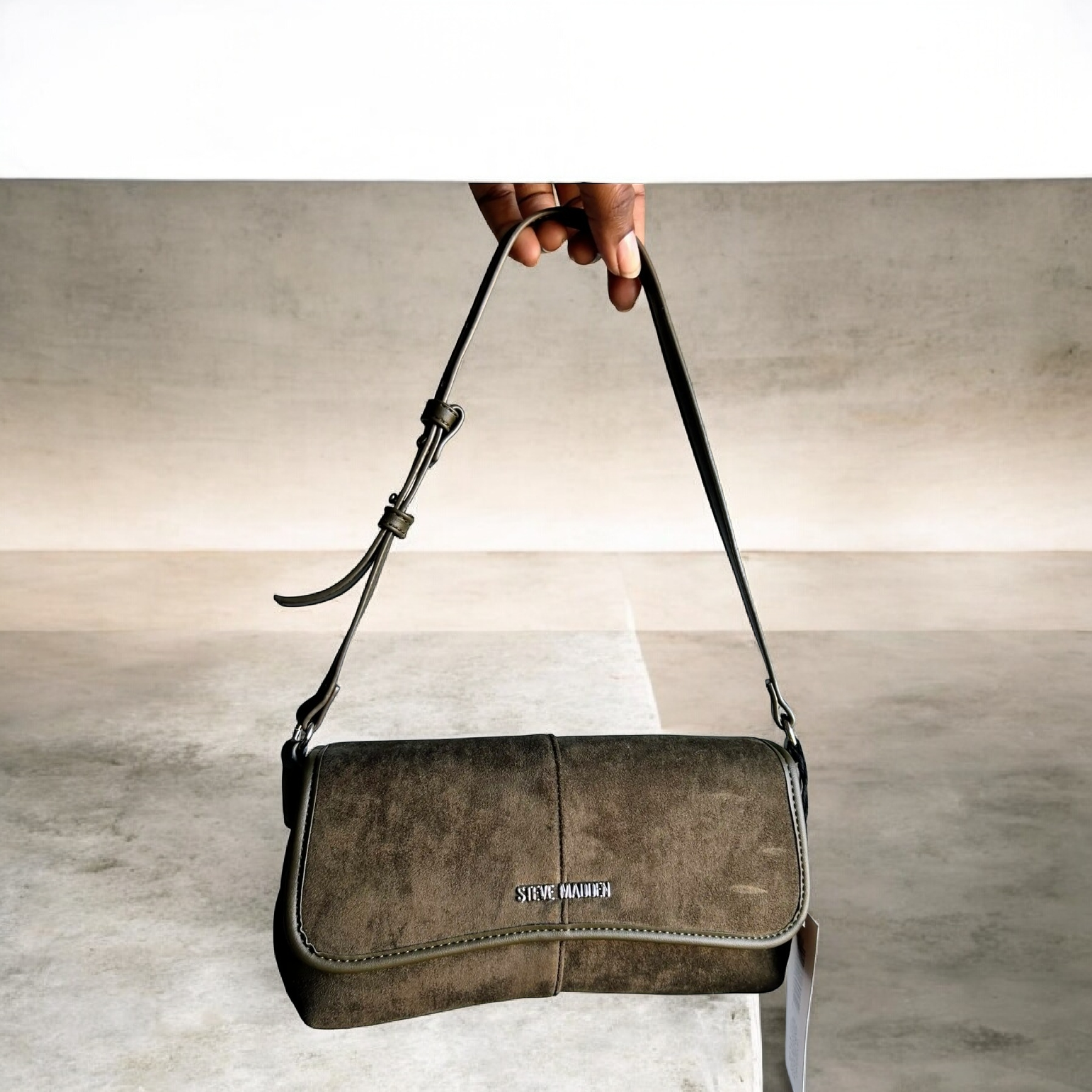 Steve Madden Genevieve Suede Shoulder Bag Beautiful Girl Boutique