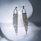 Glamorous Chandelier Rhinestone Drop Earrings Beautiful Girl Boutique